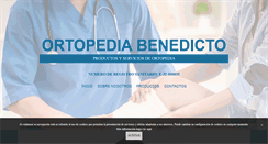 Desktop Screenshot of ortopediabenedicto.com