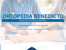 Tablet Screenshot of ortopediabenedicto.com